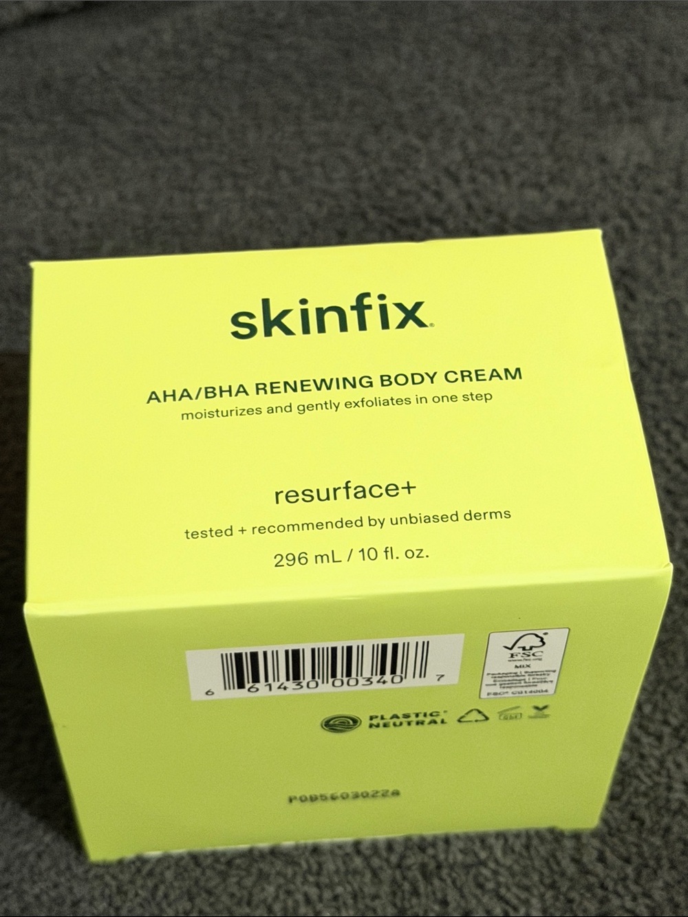 Skinfix Resurface+ AHA/BHA Renewing Body Cream